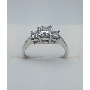 9ct Princess Cut CZ Ring