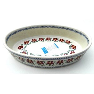 Medium Oval Oven Dish Old Rose