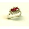 18ct Diamond & Ruby Ring