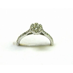 18ct White Gold Diamond Ring