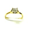 9ct Yellow Gold Diamond Ring