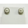 Pearl & CZ Earrings