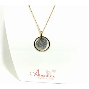 Rose Gold Stone Set Pendent