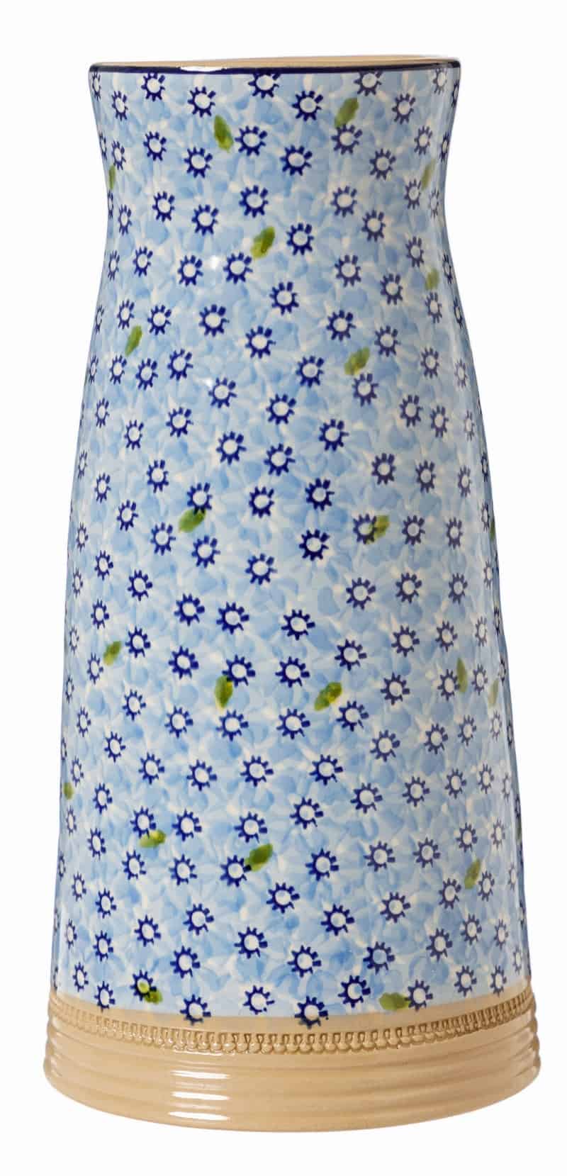 Large Tapered Vase Light Blue Lawn