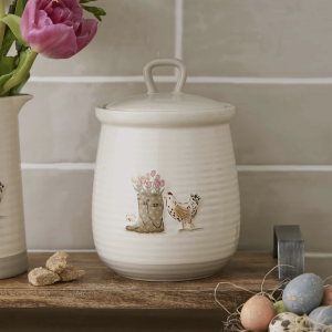 Hen House Lane Canister - Wellies & Hens
